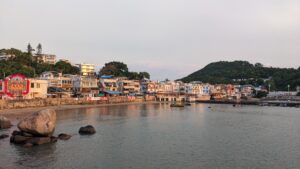 島の夕暮れ